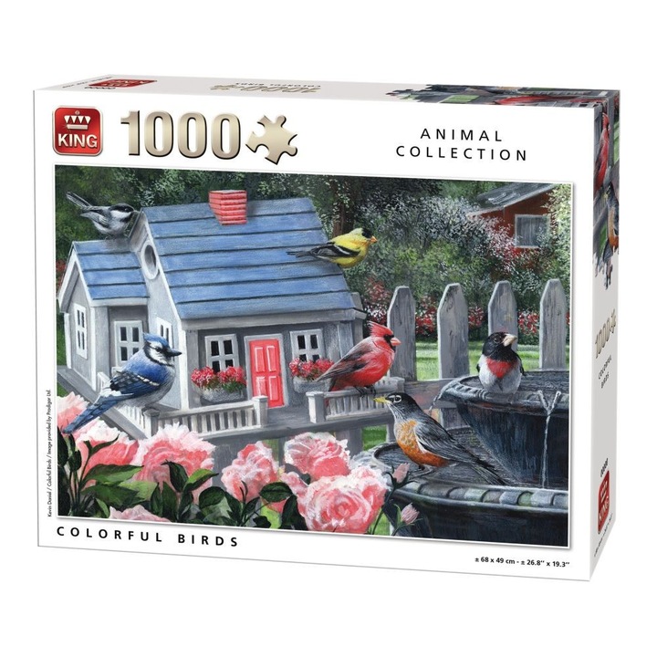 Színpompás madarak 1000db-os puzzle