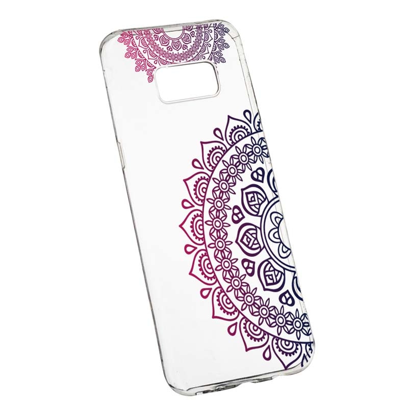 Husa Silicon, Transparent, Slim, Non-Figurative Color, Samsung Galaxy S8