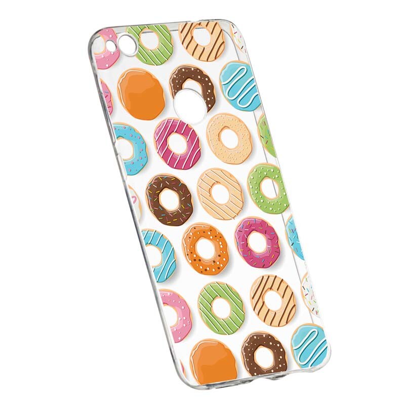 Husa Silicon, Transparent, Slim, Donut, Xiaomi Mi Max