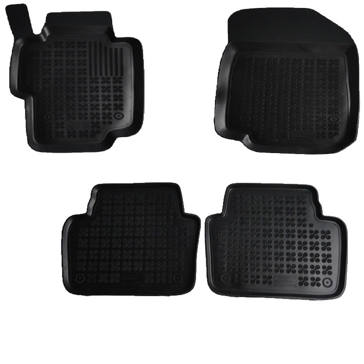 Set 4 covorase interior din cauciuc stil tavita MAGSTAR LUX dedicate, compatibile cu HONDA ACORD 2003-2008 Negru