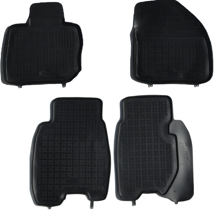 Set 4 covorase interior din cauciuc stil tavita MAGSTAR LUX dedicate, compatibile cu Honda Civic 3D.5D 2006- Negru