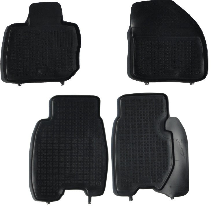 Set 4 covorase interior din cauciuc stil tavita MAGSTAR LUX dedicate, compatibile cu Honda Civic hatchback 2012- Negru