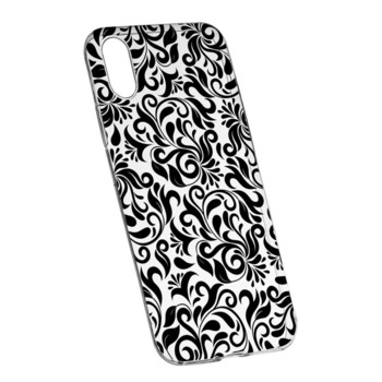 Husa Silicon, Transparent, Slim, Non-Figurative Negru, Sony XA1 Husa Silicon, Transparent, Slim, Non-Figurative Negru, Sony XA1