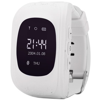 Ceas smartwatch copii Wonlex Q50, GPS, Functie telefon, SIM prepay cadou, Alb Ceas smartwatch copii Wonlex Q50, GPS, Functie telefon, SIM prepay cadou, Alb