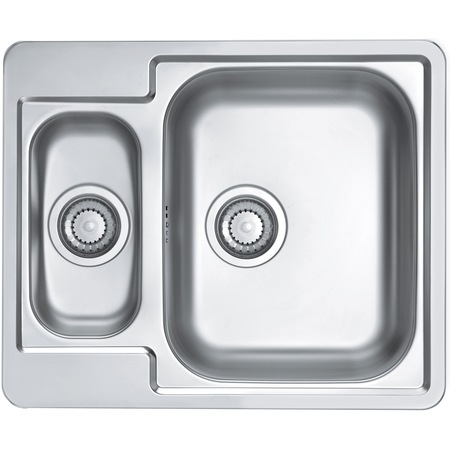 Chiuveta bucatarie Alveus Line 50 leinen dr, 615x500mm, adancime cuva 160mm, material inox, orientare cuva pe dreapta, montare pe blat