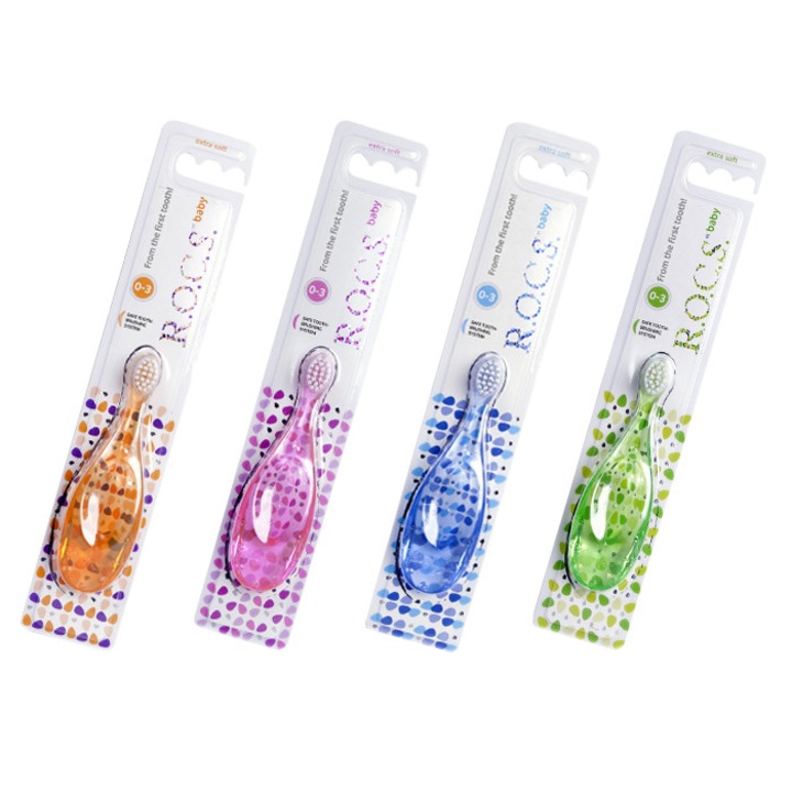 Четка за зъби R.O.C.S. Baby 0-3, Extra Soft