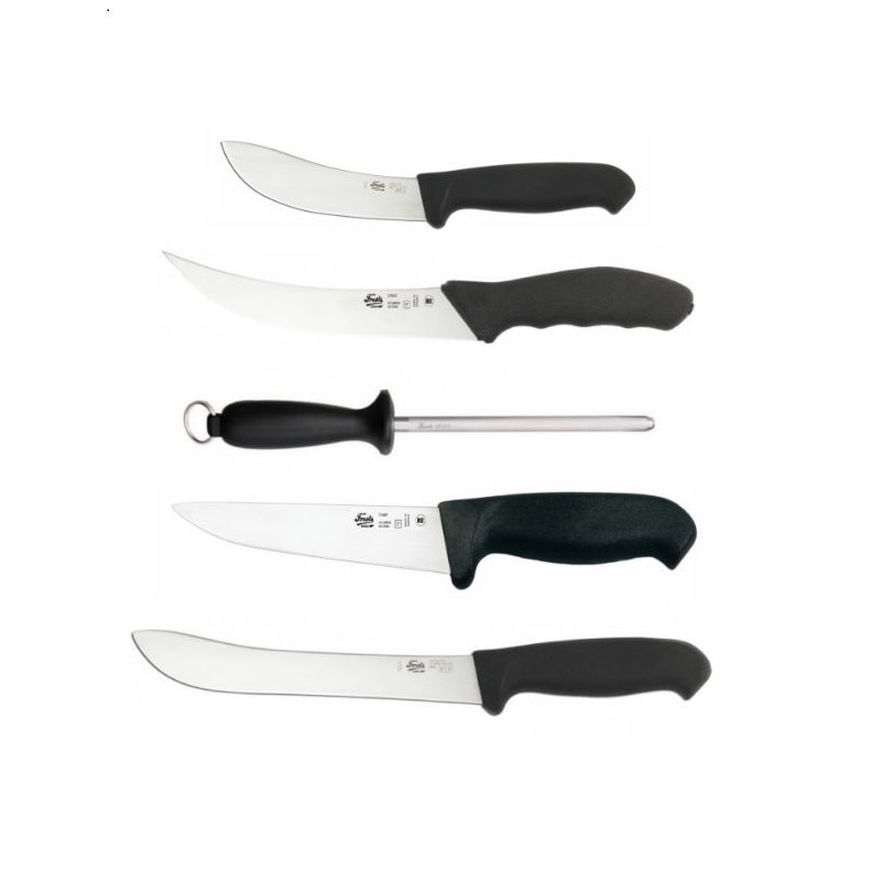Set 5 cutite de macelarit vanat/domestice, Mora CM16