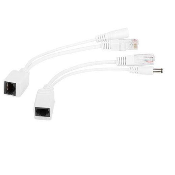 Gembird UTP passzív POE adapter készlet, 15cm (PP12-POE-0.15M-W) (PP12-POE-0.15M-W)
