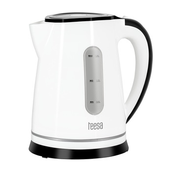 Fierbator electric, TEESA, Baza rotativa, Alb Fierbator electric, TEESA, Baza rotativa, Alb