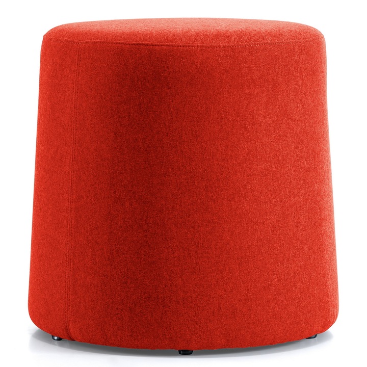 Taburet QMOBILI Chacha Portocaliu, stofa