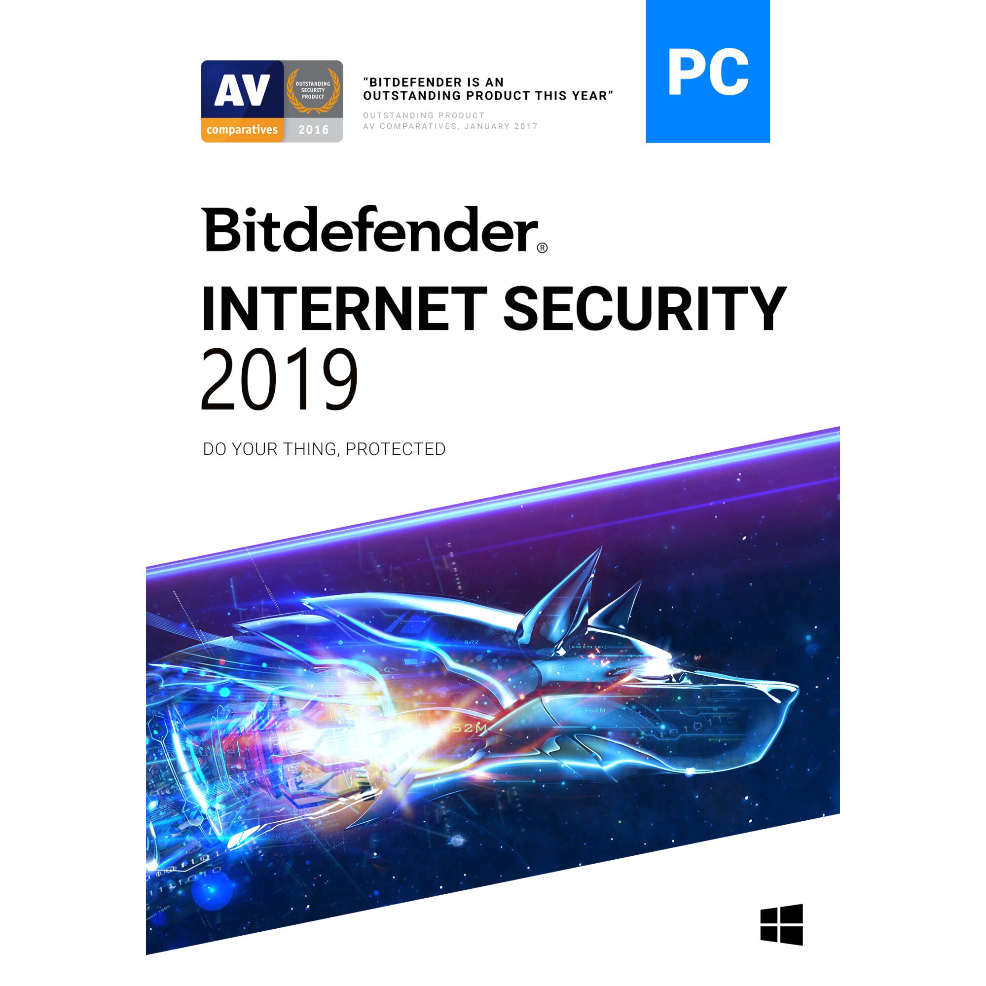 Bitdefender Internet Security 2019 ,1 an, 1 utilizator, Licenta Electronica