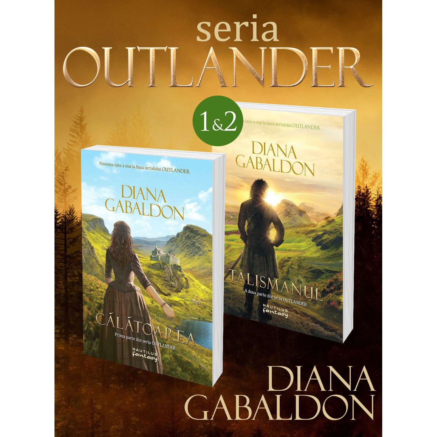 Pachet Seria Outlander 1-2 - Diana Gabaldon - eMAG.ro