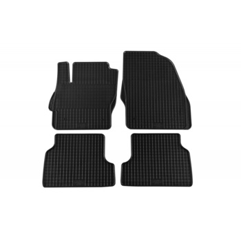 Set 4 covorase auto din cauciuc PETEX, negru, compatibil cu Ford Focus 11/2004-02/2011 Set 4 covorase auto din cauciuc PETEX, negru, compatibil cu Ford Focus 11/2004-02/2011