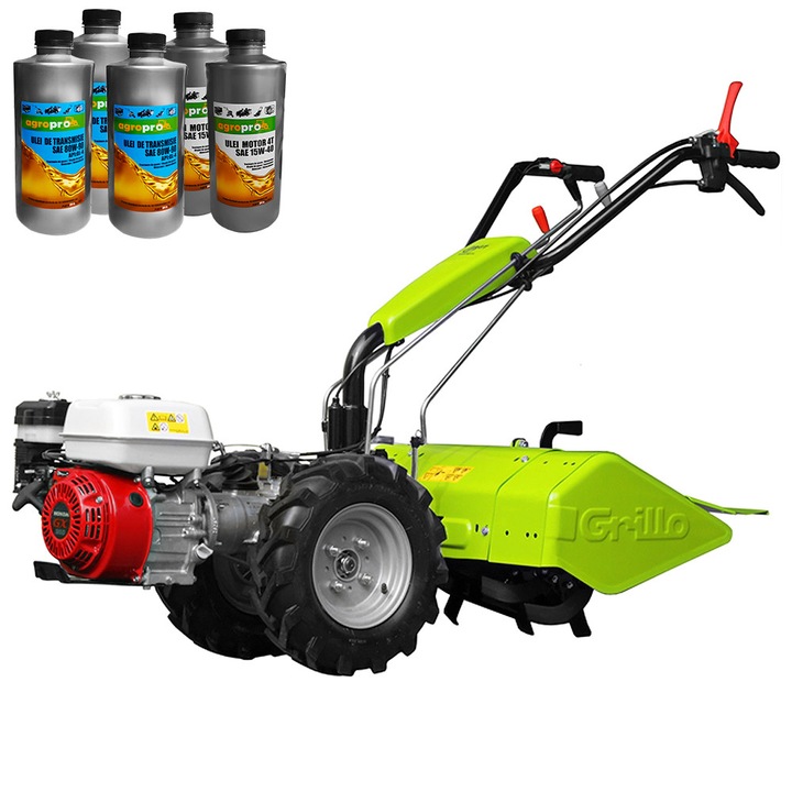 Motocultor Profesional, GRILLO G85, motor Honda GX270, 9 CP, benzina, latime de lucru 58cm, 4 viteze de mers + Cadou 2l ulei motor + 3l ulei transmisie AgroPro