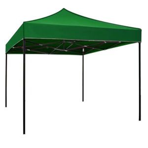 Pavilion pliabil culoare verde 3x3m, cadru metalic, marca ASHOP