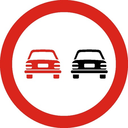Indicator Rutier Depasirea Autovehiculelor Cu Exceptia Motocicletelor Fara Atas Interzisa D 600 Mm Emag Ro