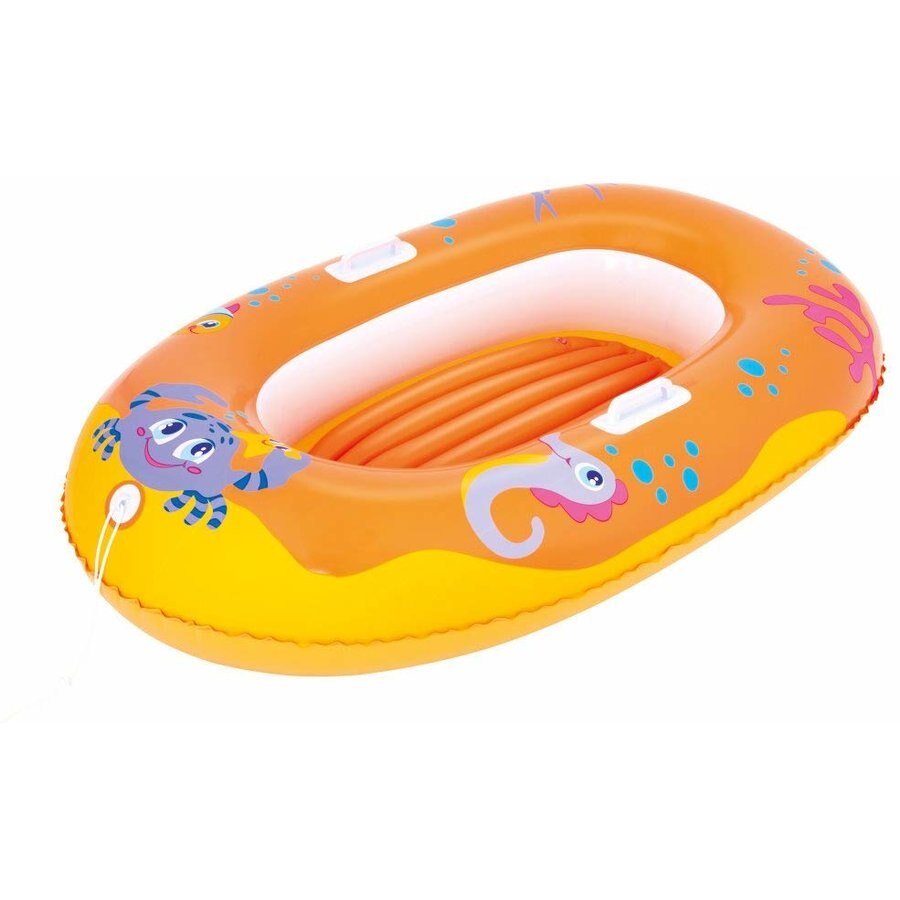 Barcuta Gonflabila Bestway Junior, Crustaceul Fericit, 135x89cm, Portocaliu