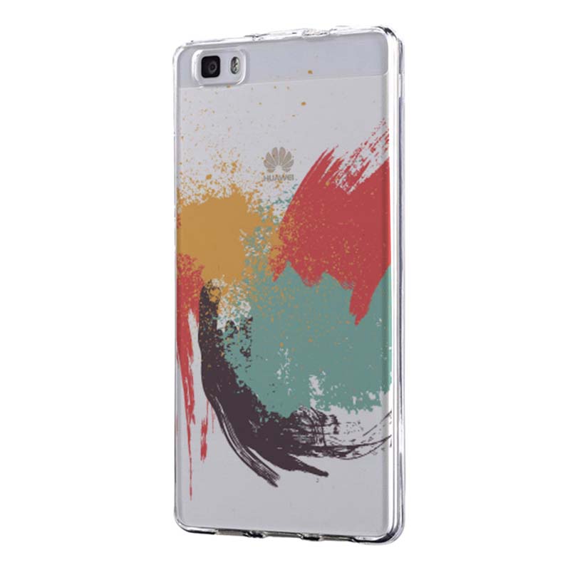 Husa Silicon, Transparent, Slim, Painting, Sony XZ Premium