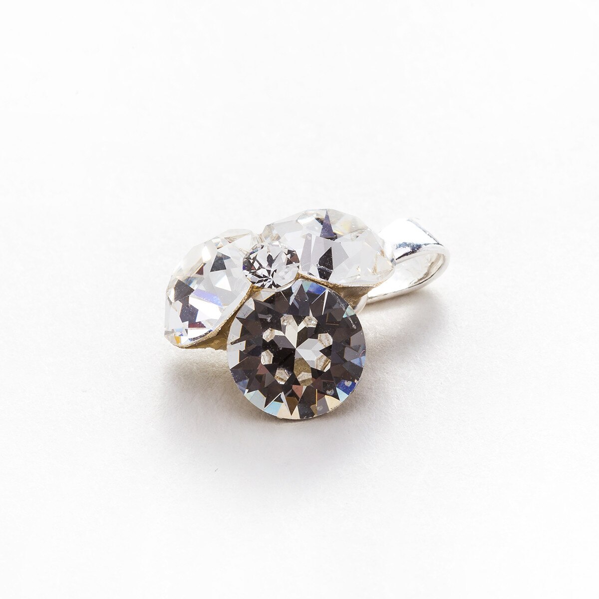 Pandantiv Argint DaviCrystals cu cristale Swarovski trifoi crystal