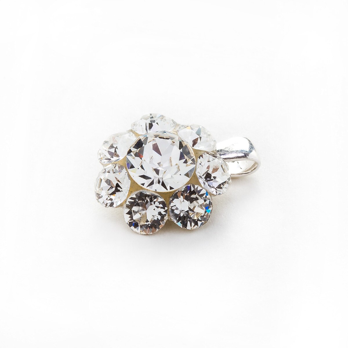 Pandantiv Argint DaviCrystals cu cristale Swarovski floare M crystal