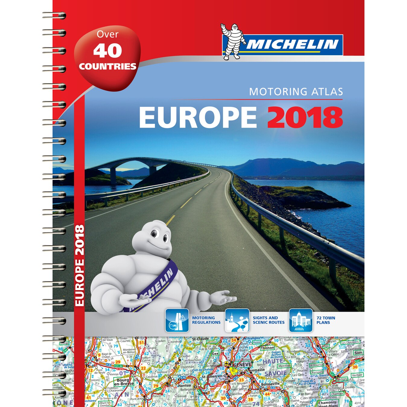 Europe Atlas 2018 (Spiral A4)