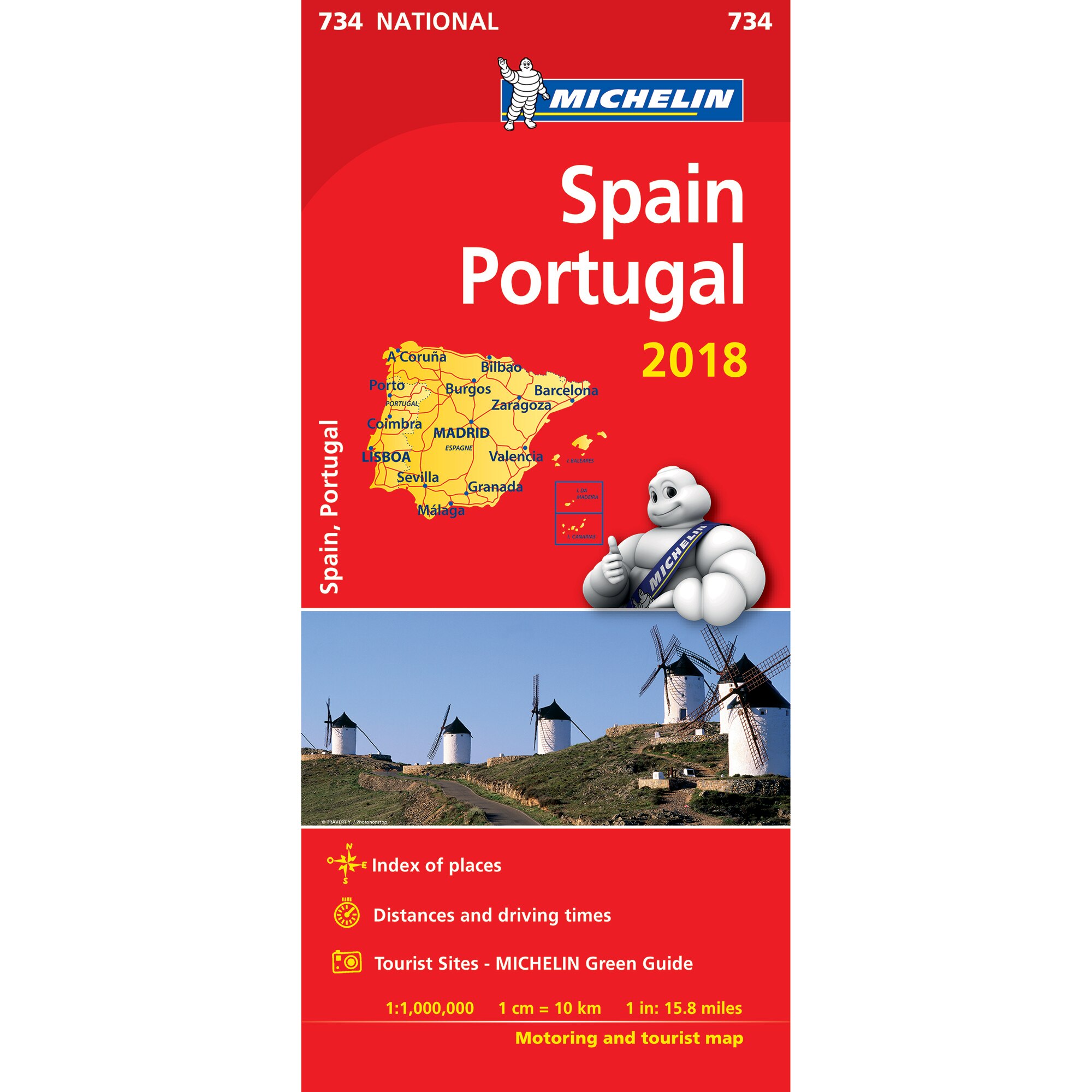 Spain & Portugal Map 2018