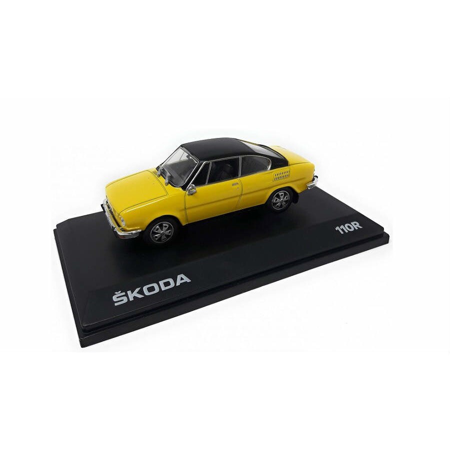 Macheta auto Skoda 110R Coupe (1980) galben, 1:43 Abrex - eMAG.ro