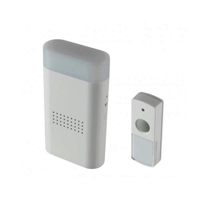 Sonerie fara fir Home DB 1502DC, 1 sonerie si 1 buton, 150 m, alimentare bateri