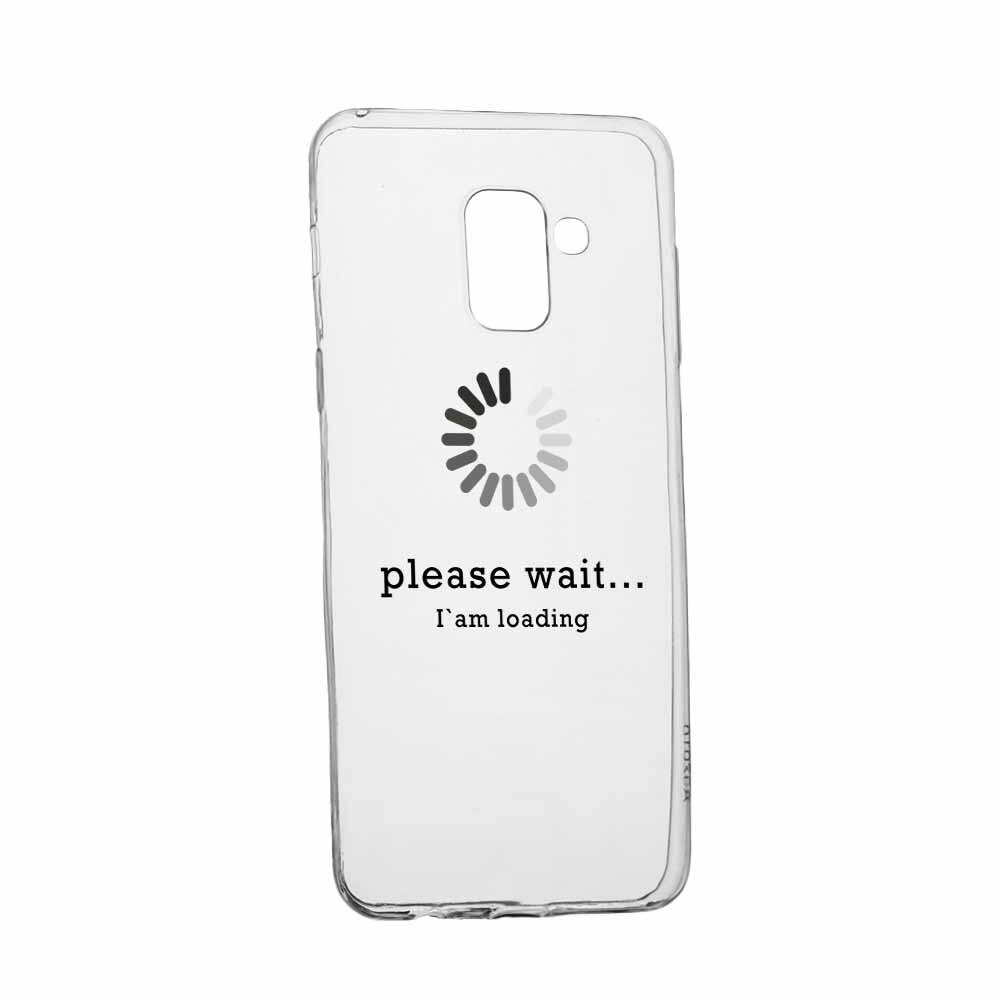 Husa Silicon, Transparent, Slim, Loading, Samsung J6 2018