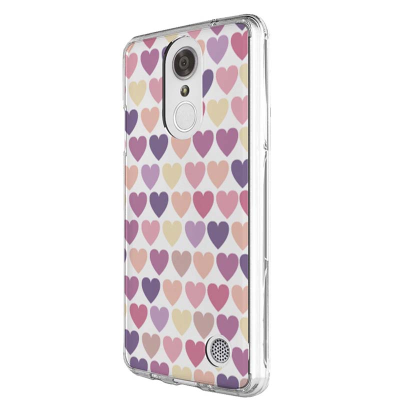 Husa Silicon, Transparent, Slim, Hearth, LG G7 ThinQ