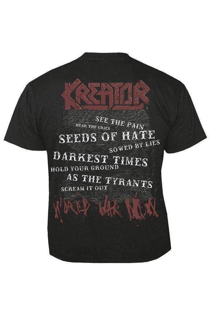 Tricou pentru barbati, Kreator, World War Now, Negru, L