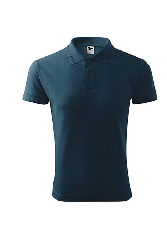 Tricou barbati, Malfini, Polo,, Albastru marin