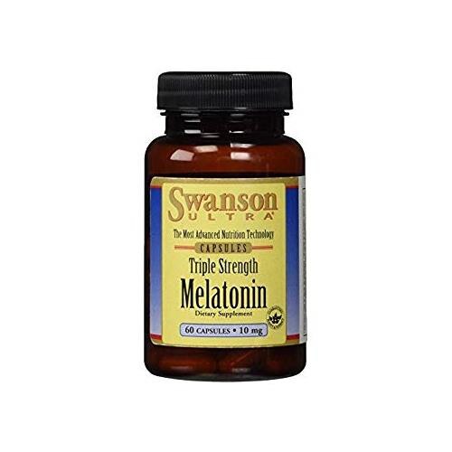Melatonina 10mg 60cps Triple Strenght Swanson