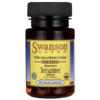 Optimum Potency Serrazimes 40.000UI 60cps Swanson Optimum Potency Serrazimes 40.000UI 60cps Swanson