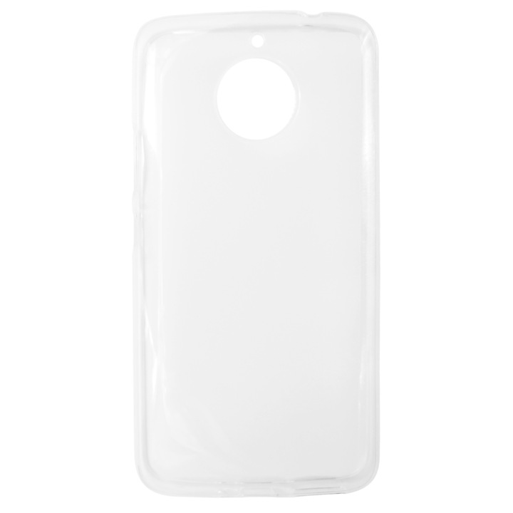 Husa silicon transparent cu spate mat pentru Motorola Moto E4 Plus