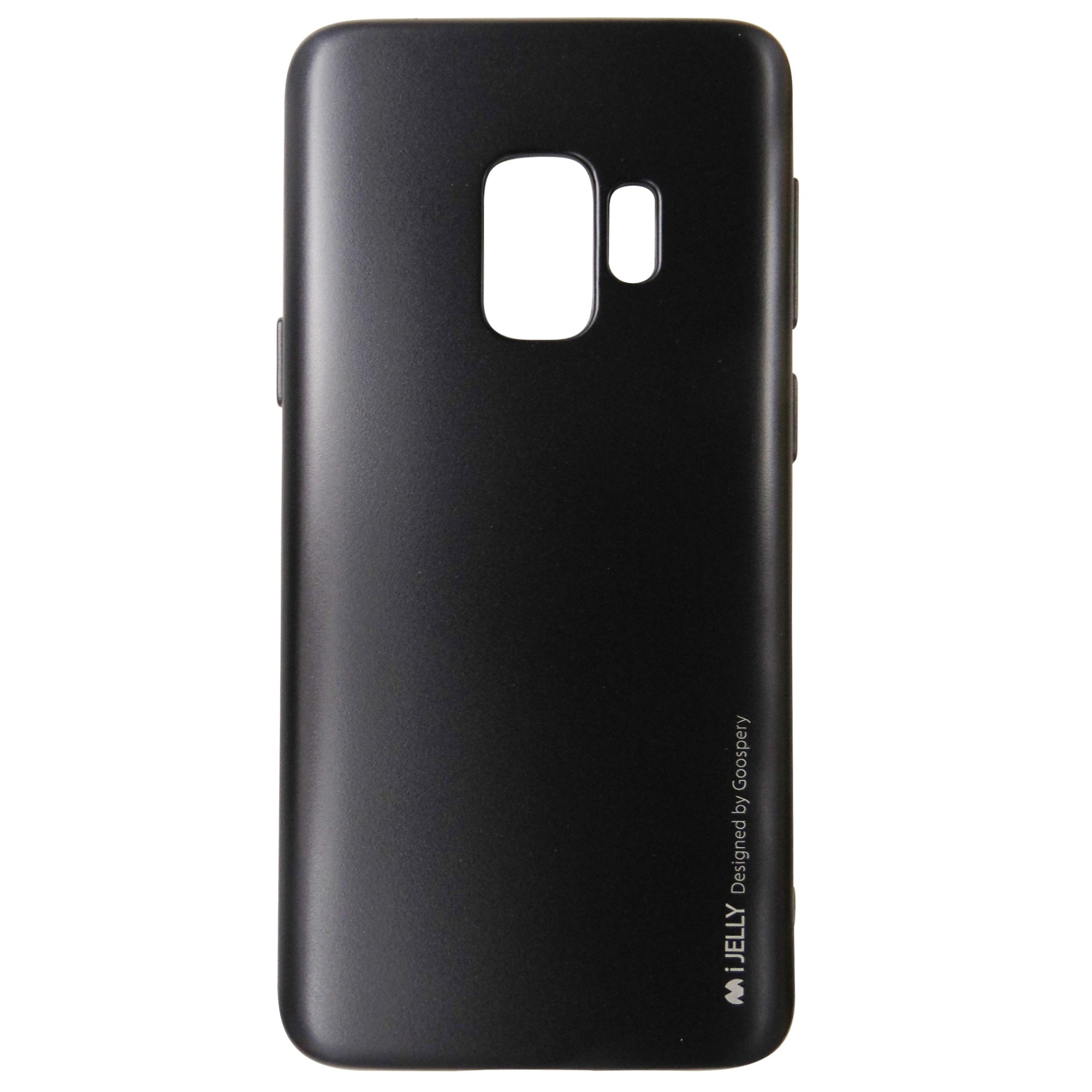 Husa silicon Mercury Goospery i-Jelly negru metalic pentru Samsung Galaxy S9
