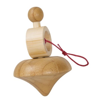 Titirez din lemn cu fir pentru copii Titirez din lemn cu fir pentru copii