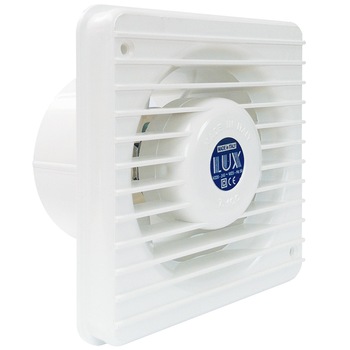 Ventilator axial LUX Serie T120, fabricat in Italia, clapet anti-retur, debit 100 mc/h, diametru 120 mm Ventilator axial LUX Serie T120, fabricat in Italia, clapet anti-retur, debit 100 mc/h, diametru 120 mm