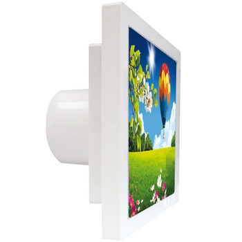 Ventilator axial LUX Grecale 120, fabricat in Italia, clapet anti-retur, debit 140 mc/h, diametru 120 mm Ventilator axial LUX Grecale 120, fabricat in Italia, clapet anti-retur, debit 140 mc/h, diametru 120 mm