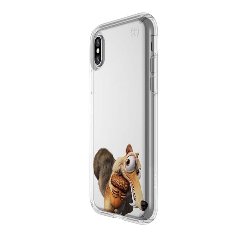 Husa Silicon, Transparent, Slim, Ice Age Nutty, Sony XA1 Plus