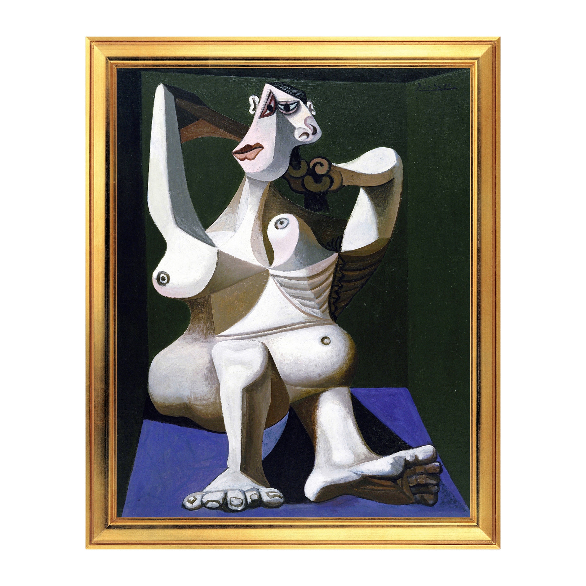 Fototapet Simulare Tablou, Arta Sec. XX, Pablo Picasso - Woman Dressing Her Hair - ST-ASD-012, 40 x 50 cm