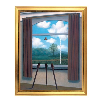 Fototapet Simulare Tablou, Arta Sec. XX, René Magritte - The Human Condition - ST-ASD-203, 40 x 50 cm Fototapet Simulare Tablou, Arta Sec. XX, René Magritte - The Human Condition - ST-ASD-203, 40 x 50 cm