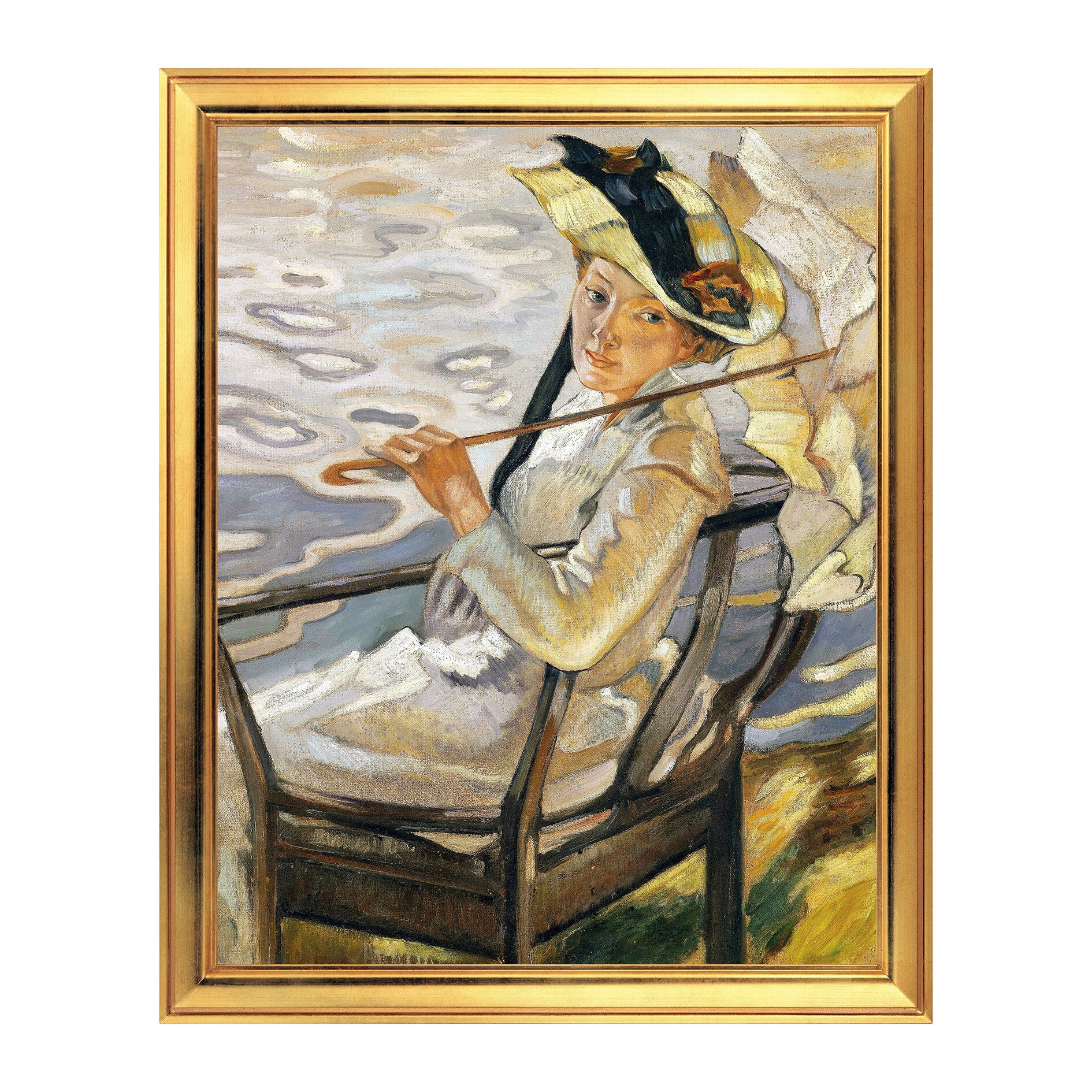 Fototapet Simulare Tablou, Arta Sec. XX, Leo Putz - Im Sonnenlicht - ST-ASD-170, 40 x 50 cm