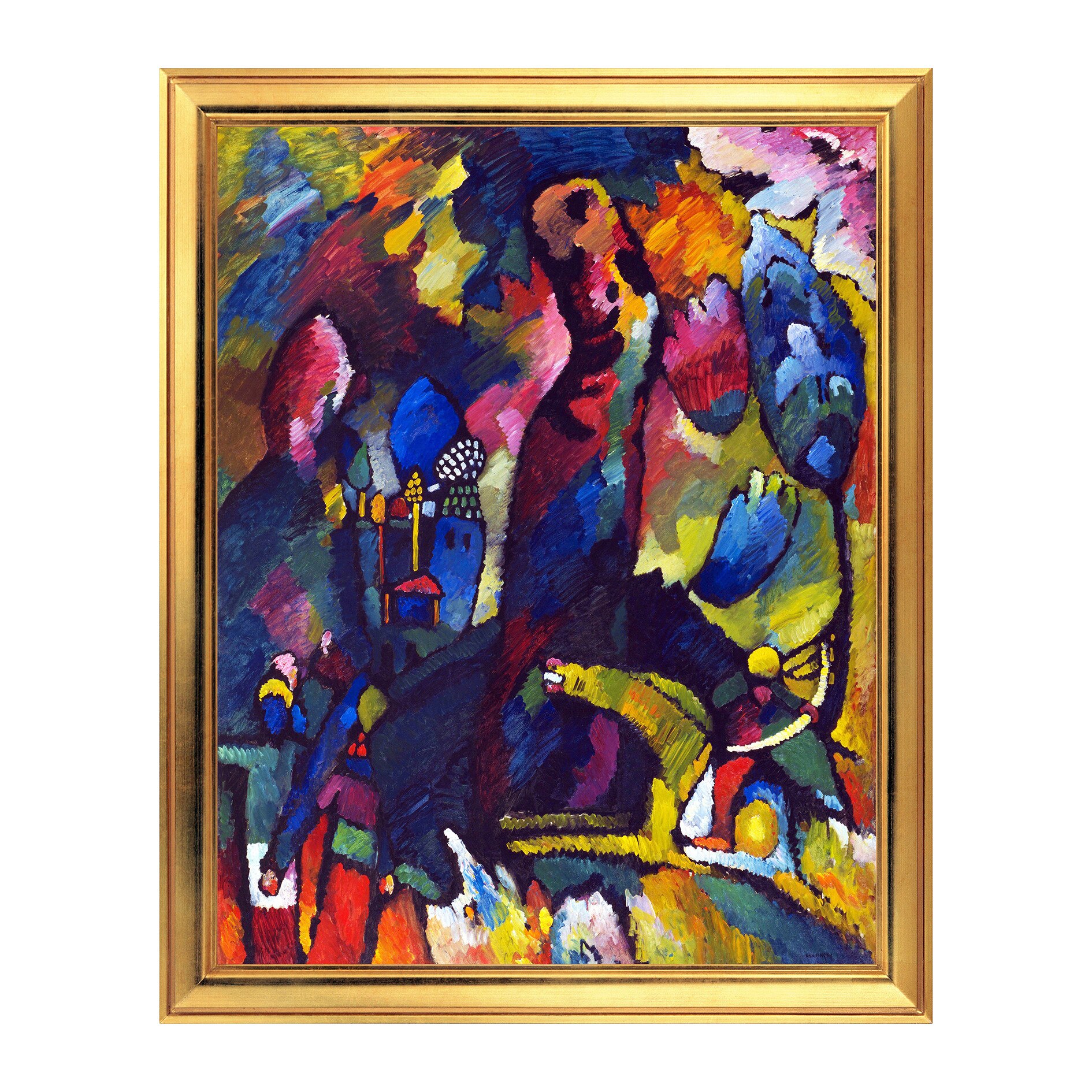Fototapet Simulare Tablou, Arta Sec. XX, Vasily Kandinsky - ST-ASD-224, 40 x 50 cm