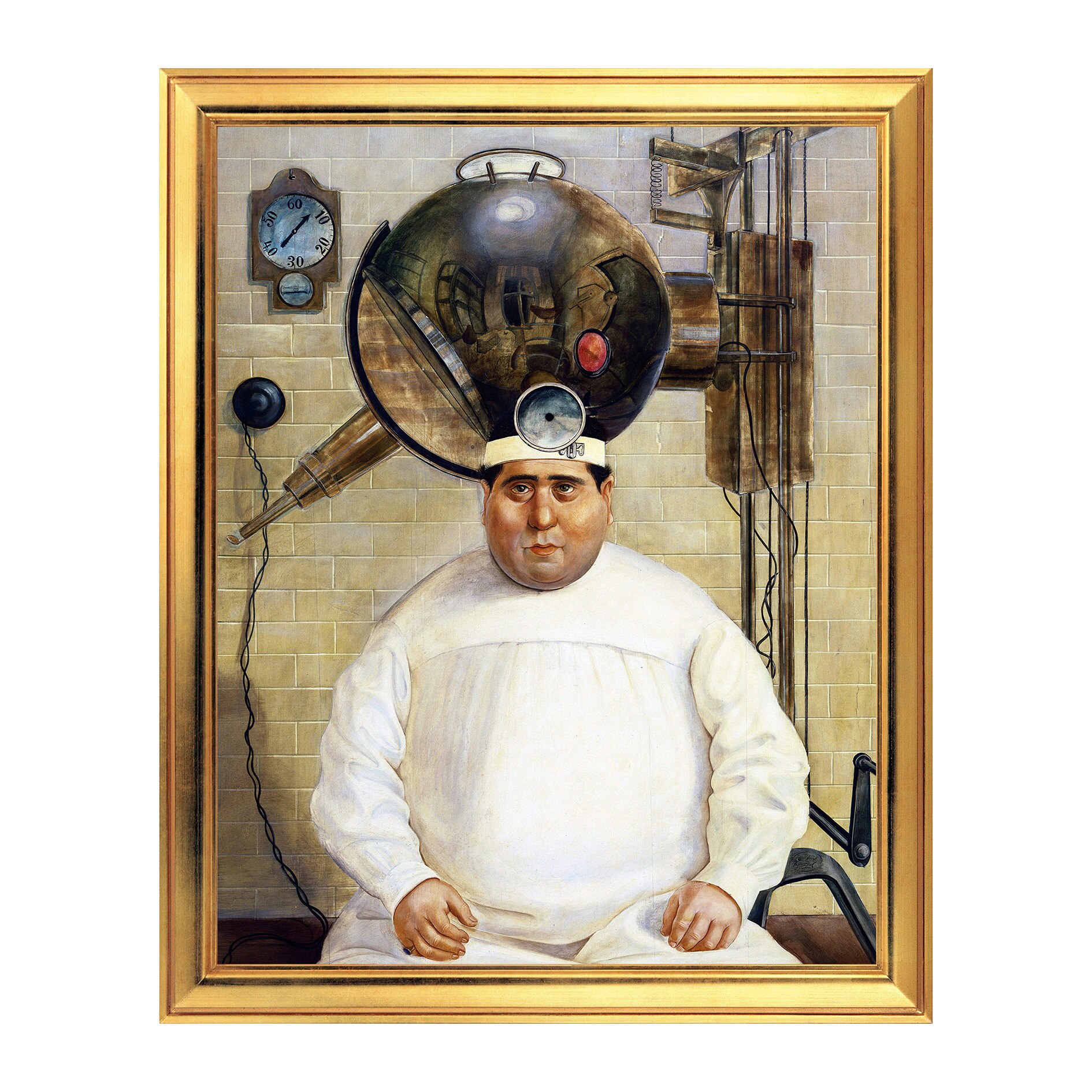 Fototapet Simulare Tablou, Arta Sec. XX, Otto Dix - Dr. Mayer-Hermann - ST-ASD-185, 40 x 50 cm