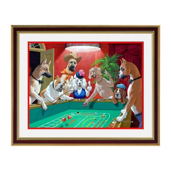 Fototapet Simulare Tablou, Gambling Animals - ST-GAN-003, 45 x 55 cm Fototapet Simulare Tablou, Gambling Animals - ST-GAN-003, 45 x 55 cm