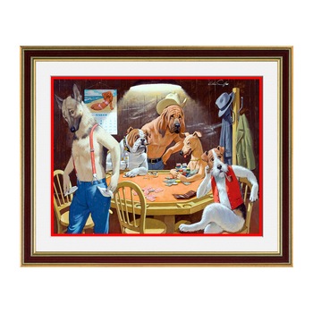 Fototapet Simulare Tablou, Gambling Animals - ST-GAN-008, 45 x 55 cm Fototapet Simulare Tablou, Gambling Animals - ST-GAN-008, 45 x 55 cm