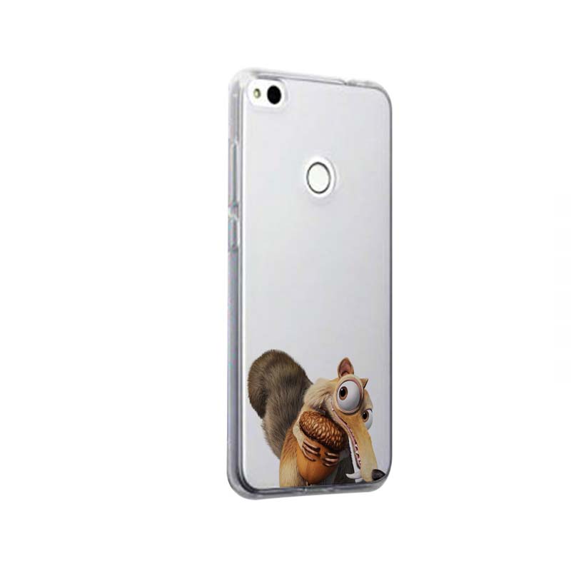 Husa Silicon, Transparent, Slim, Ice Age Nutty, Huawei Y7 PRIME 2018