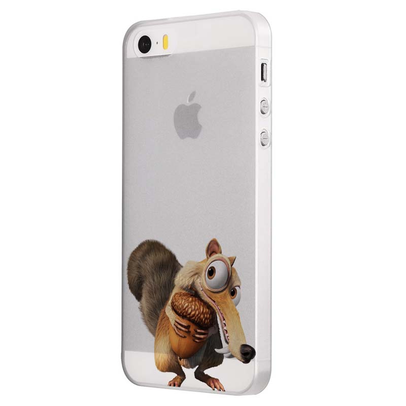 Husa Silicon, Transparent, Slim, Ice Age Nutty, Xiaomi Mi5S