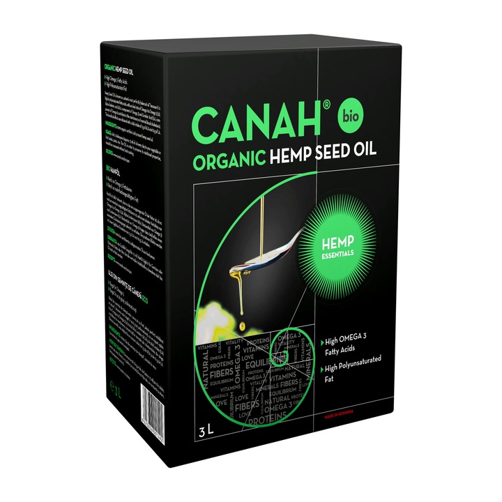 Ulei ECO de canepa 3l Canah